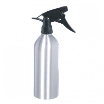 Water Spray Bottle - Metal, Silver